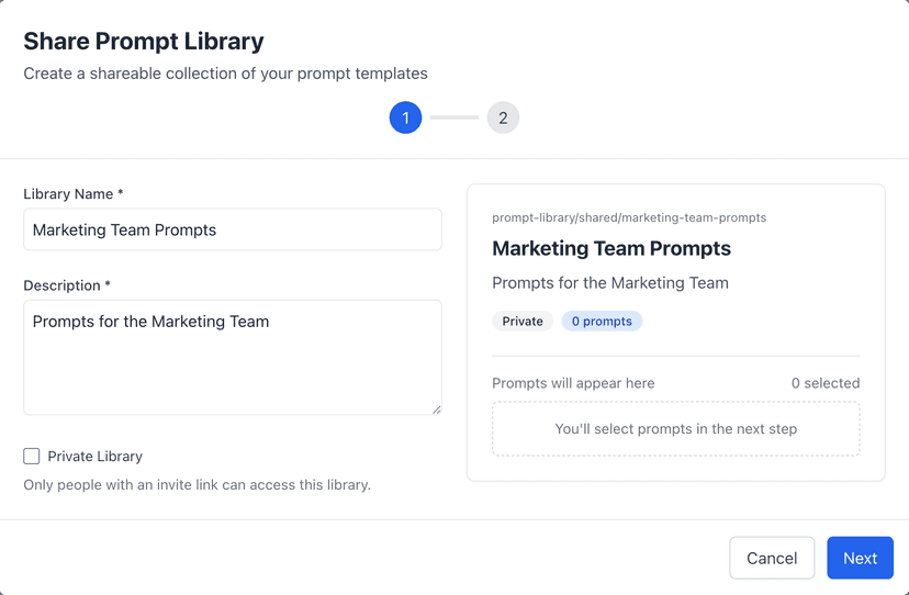 Organize & Share feature visual